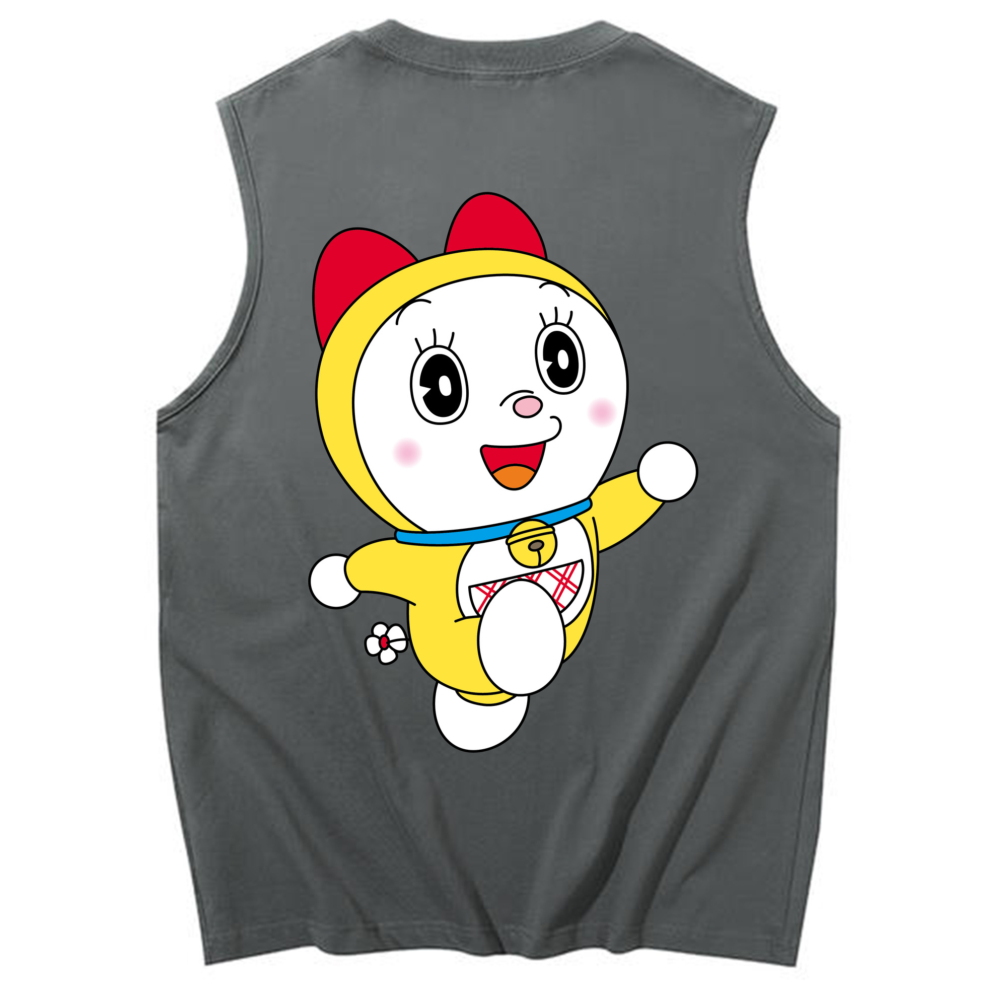 （画像用） ドラえもん ドラミ Doraemon Dorami コットン100％タンクトップ（背面プリント）